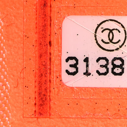 Chanel Mixed Fibers Small Deauville Tote Yellow Orange 7 of 10