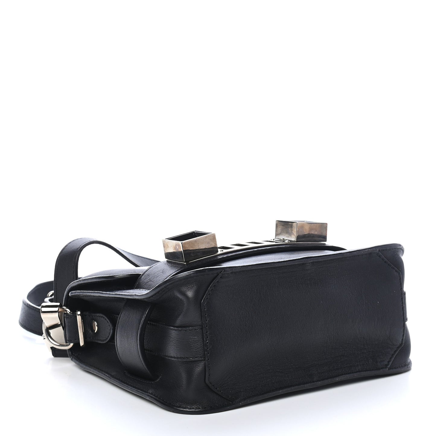 Calfskin PS11 Tiny Shoulder Bag Black