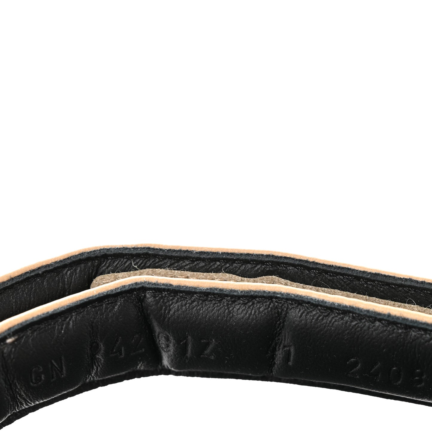 Lambskin Junior Womens Sandals 41 Beige Black