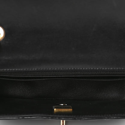 Chanel Lambskin Quilted Mini Rectangular Flap Black 5 of 10