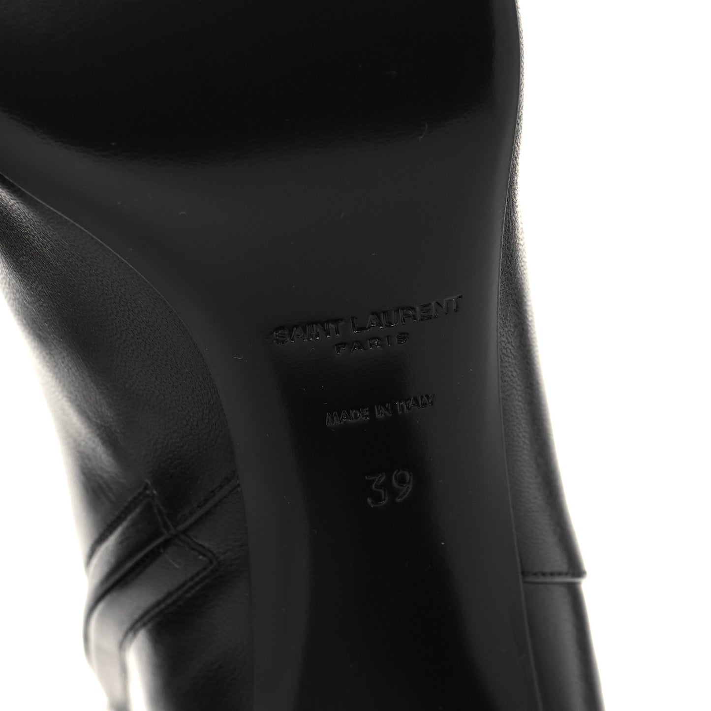 Nappa Vendome Loulou Ankle Zip Boot 39 Black