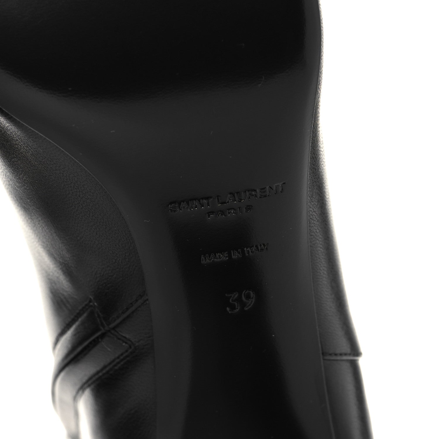 Saint Laurent Nappa Vendome Loulou Ankle Zip Boot 39 Black 6 of 9