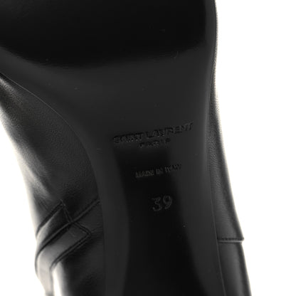 Saint Laurent Nappa Vendome Loulou Ankle Zip Boot 39 Black 6 of 9