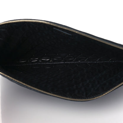 Chanel Lambskin Bi Quilted Large Cosmetic Case Black 5 of 8