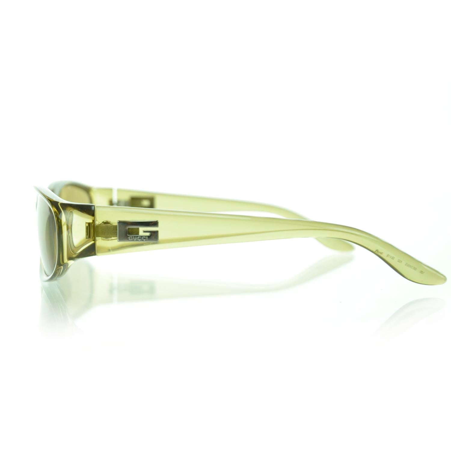 Gucci G Logo Sunglasses Green 3 of 7