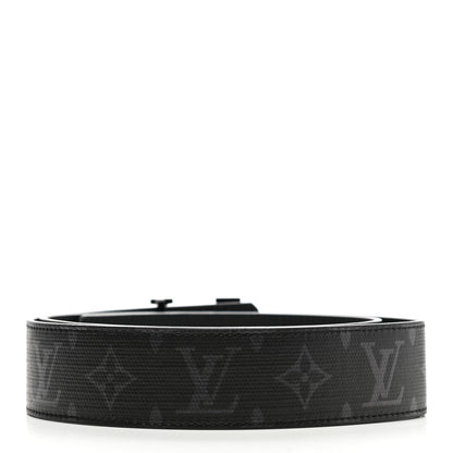 Louis Vuitton Monogram Eclipse Taiga 40mm LV Initiales Rainbow Reversible Belt 90 36 2 of 5