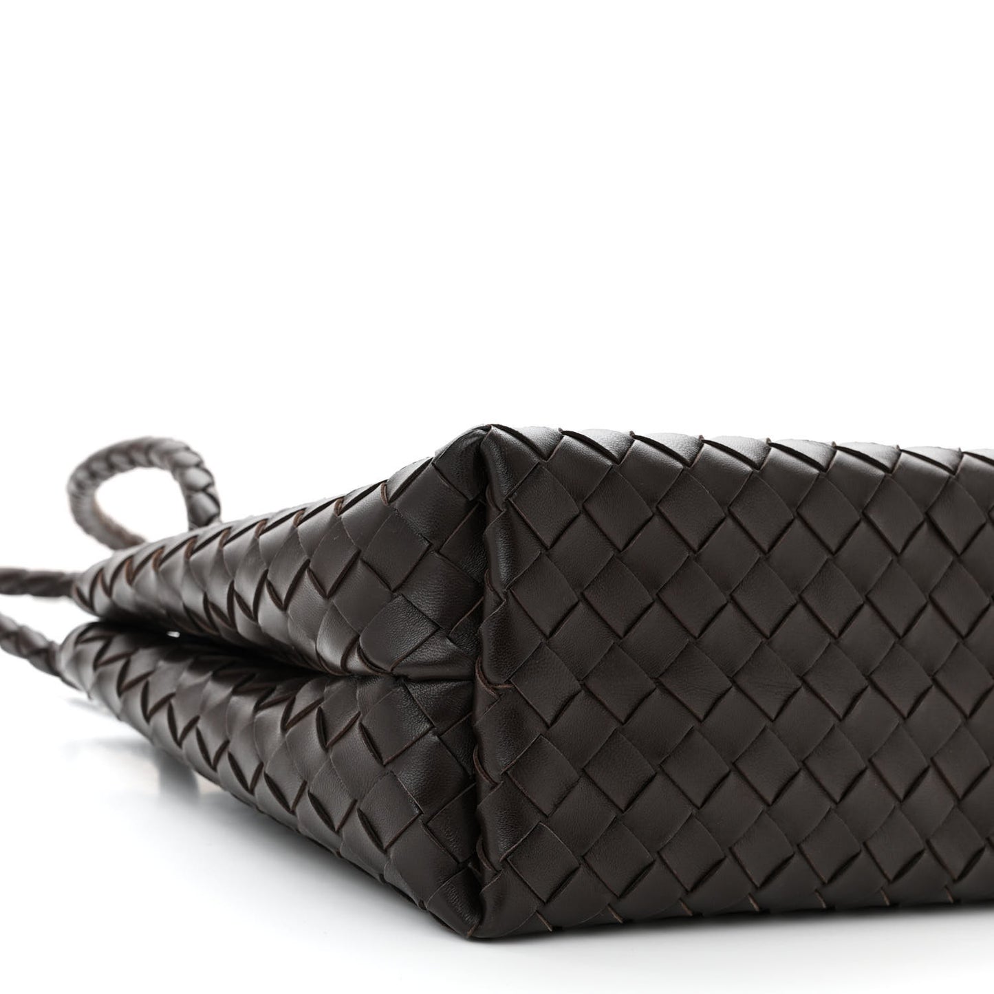 Nappa Intrecciato Medium Andiamo Shoulder Bag Fondant