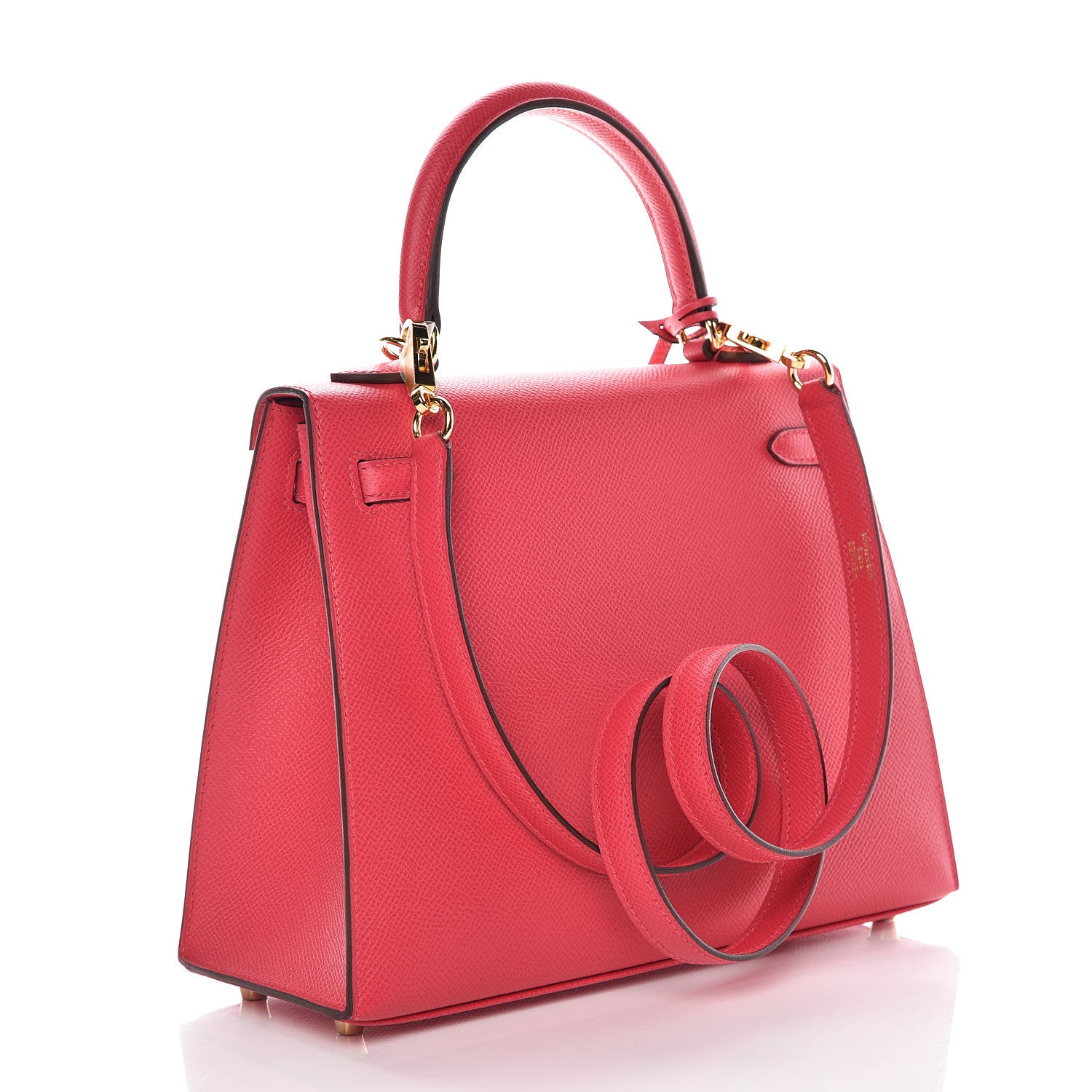 Hermes Epsom Kelly Sellier 25 Rose Extreme 3 of 37