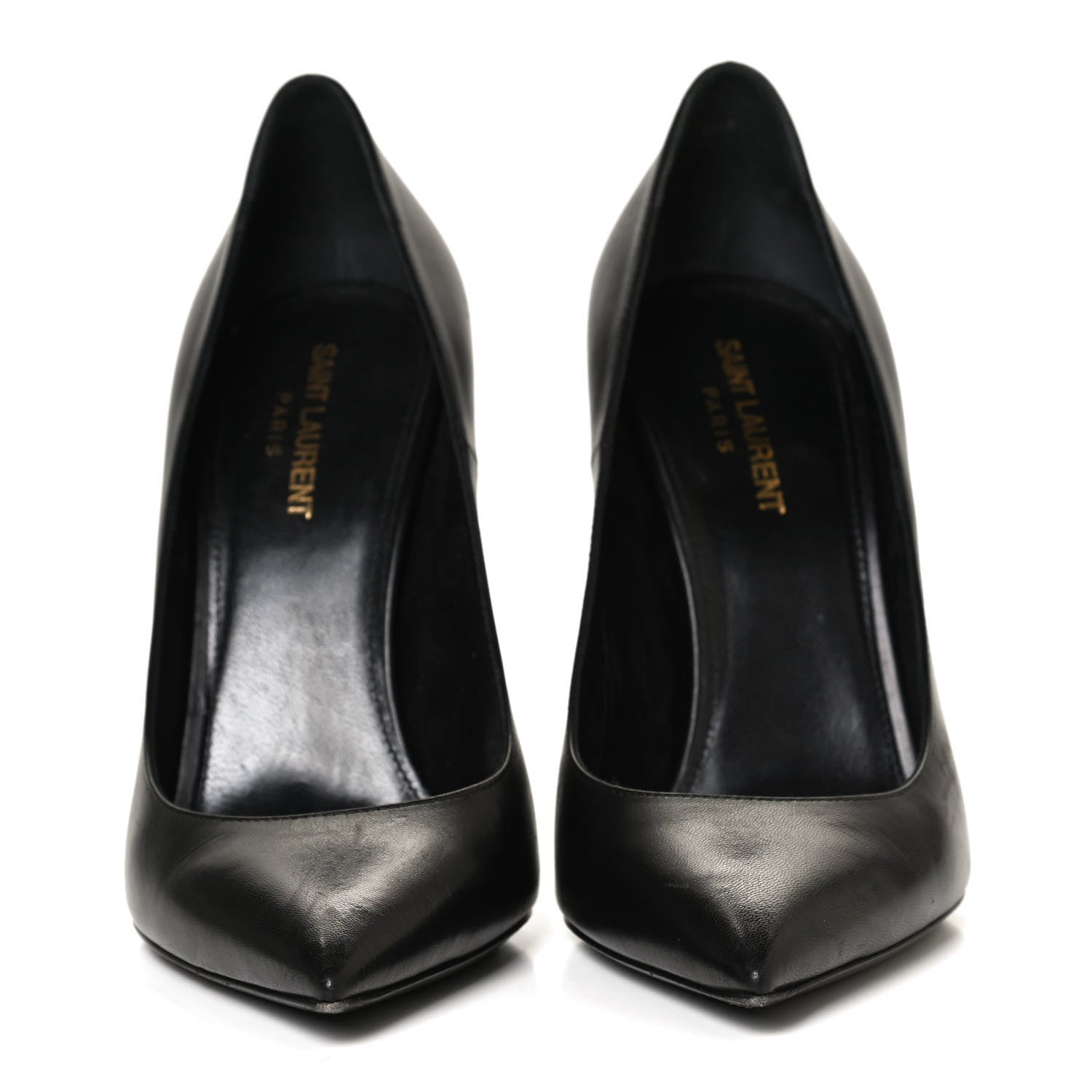 Saint Laurent Calfskin Opyum 110 Pumps 40.5 Black 3 of 11