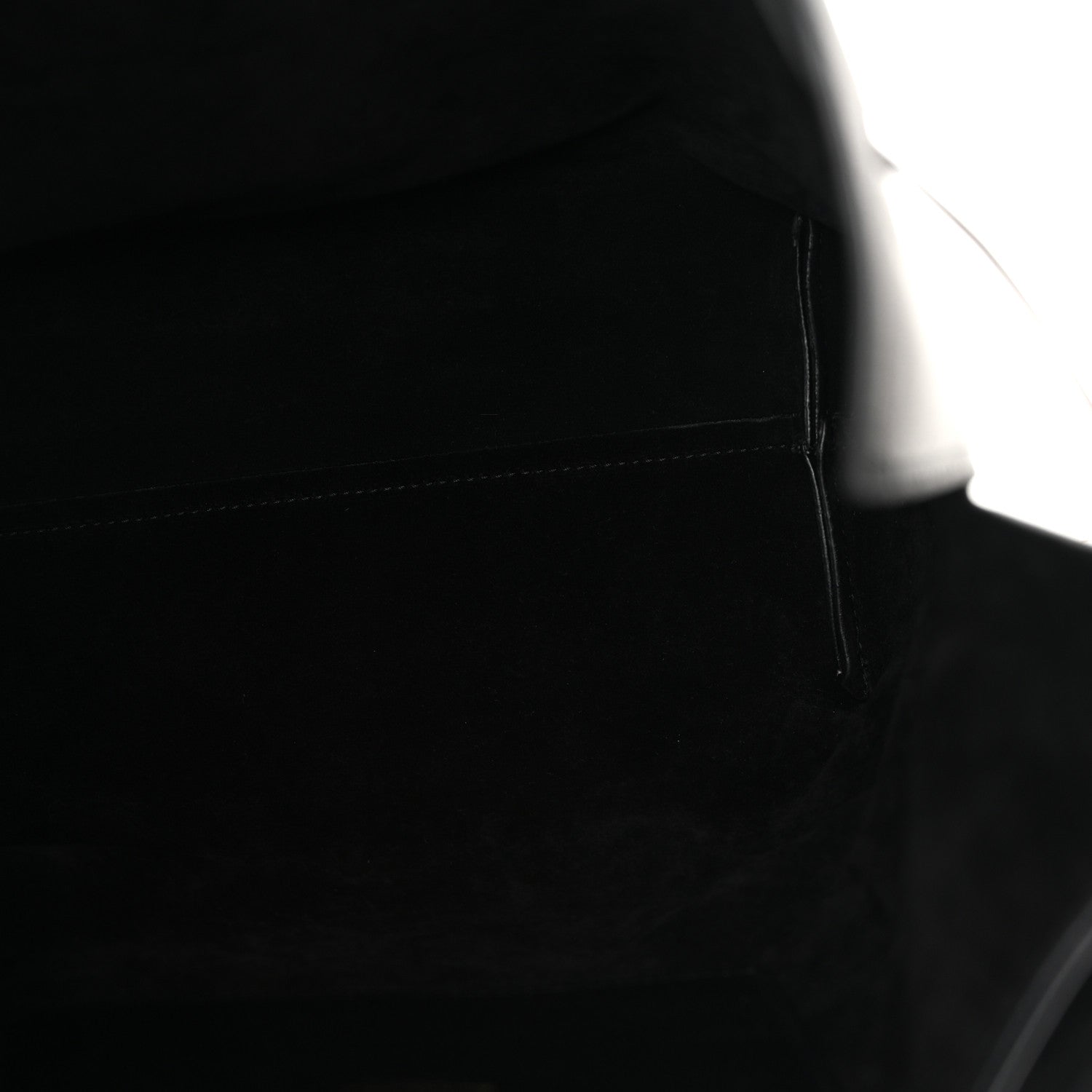Saint Laurent Lambskin Paris VII Pochon Black 5 of 9