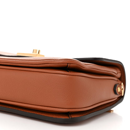 Louis Vuitton Grained Calfskin Lockme Oxford Cognac 9 of 10