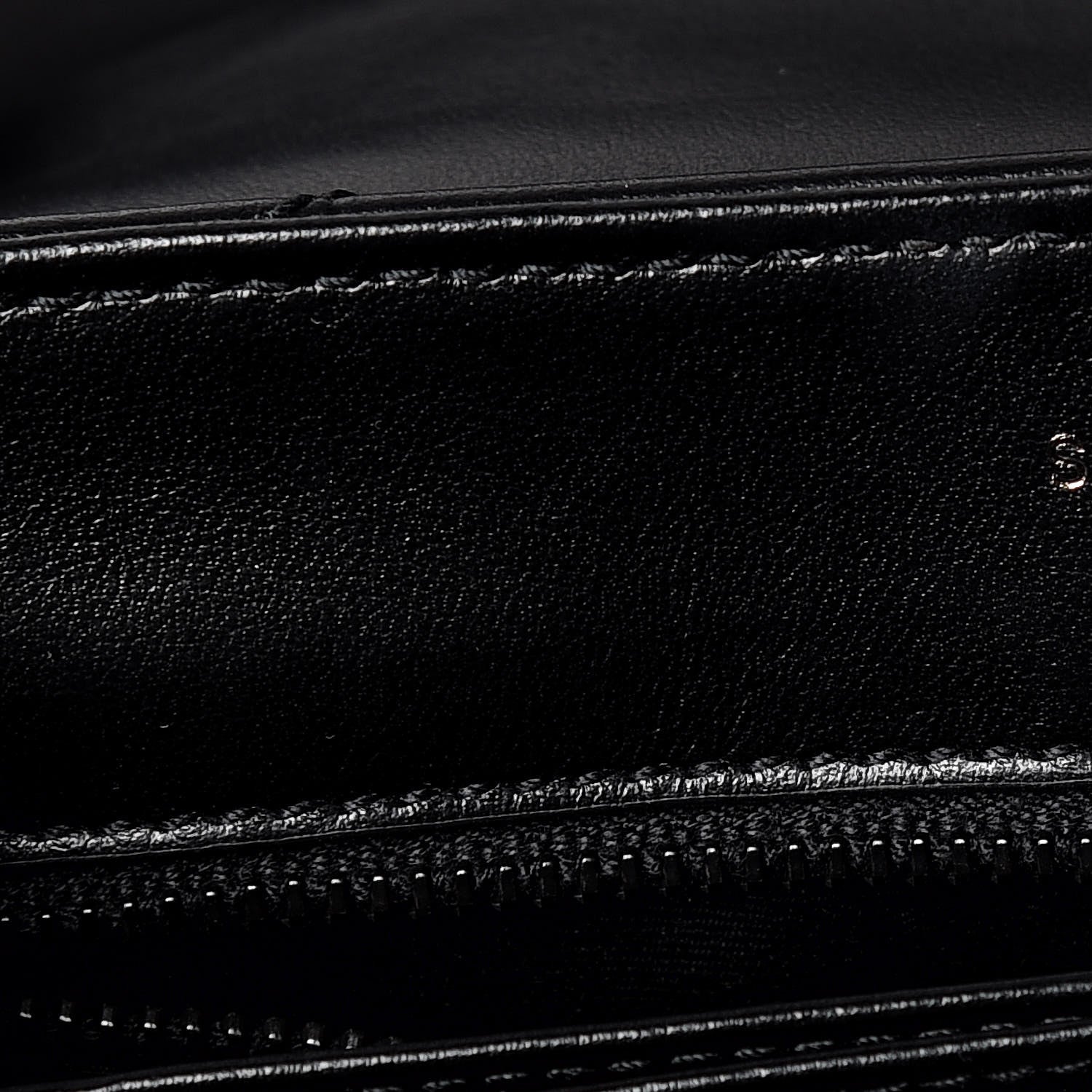 Saint Laurent Calfskin Y Quilted Monogram Toy Loulou Crossbody Bag Black 11 of 12