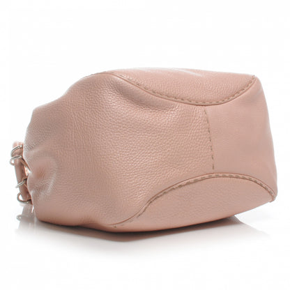 Fendi Calfskin Romano Selleria Bucket Hobo Pink 4 of 8