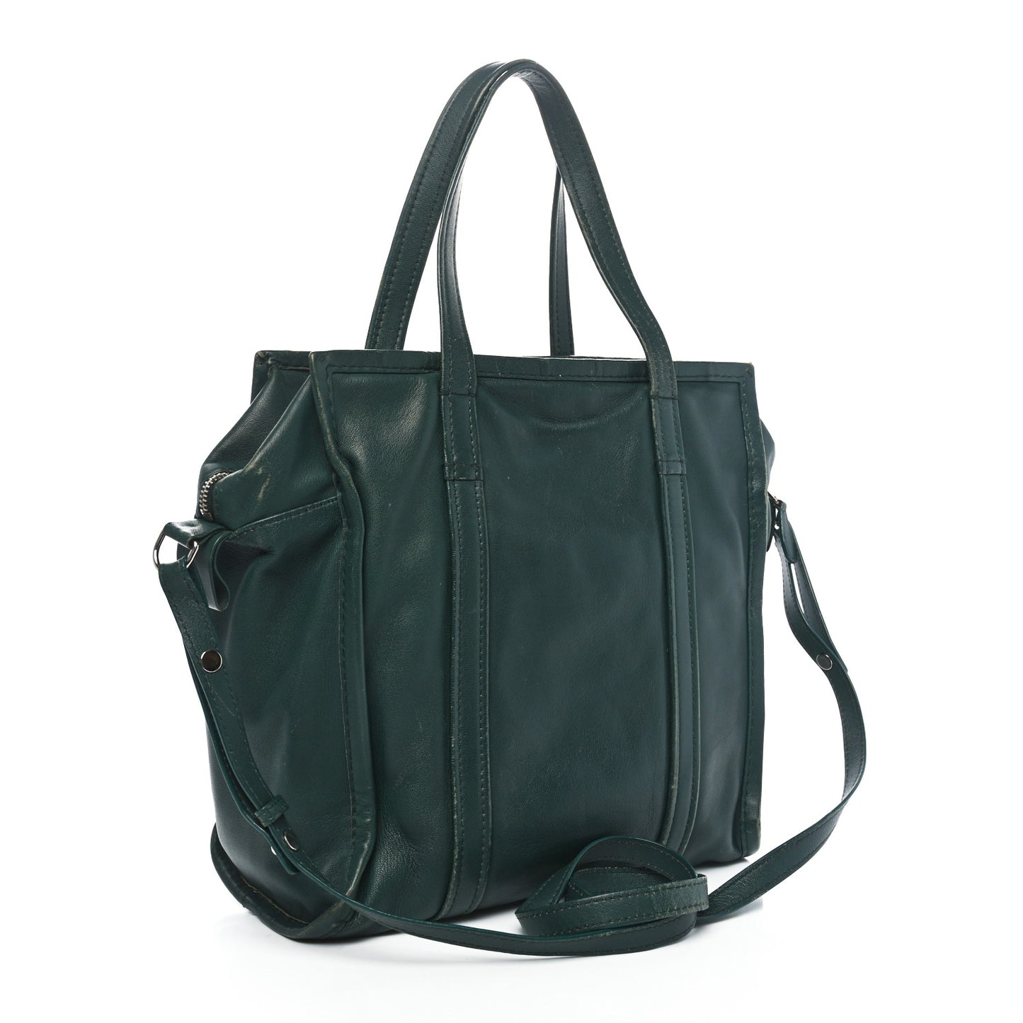 Agneau Small Bazar Shopper Tote Green