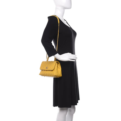 Chanel Caviar Quilted Mini Coco Handle Flap Yellow 2 of 12