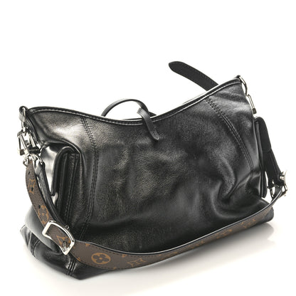 Louis Vuitton Lambskin CarryAll Cargo Vibe PM Black 2 of 10