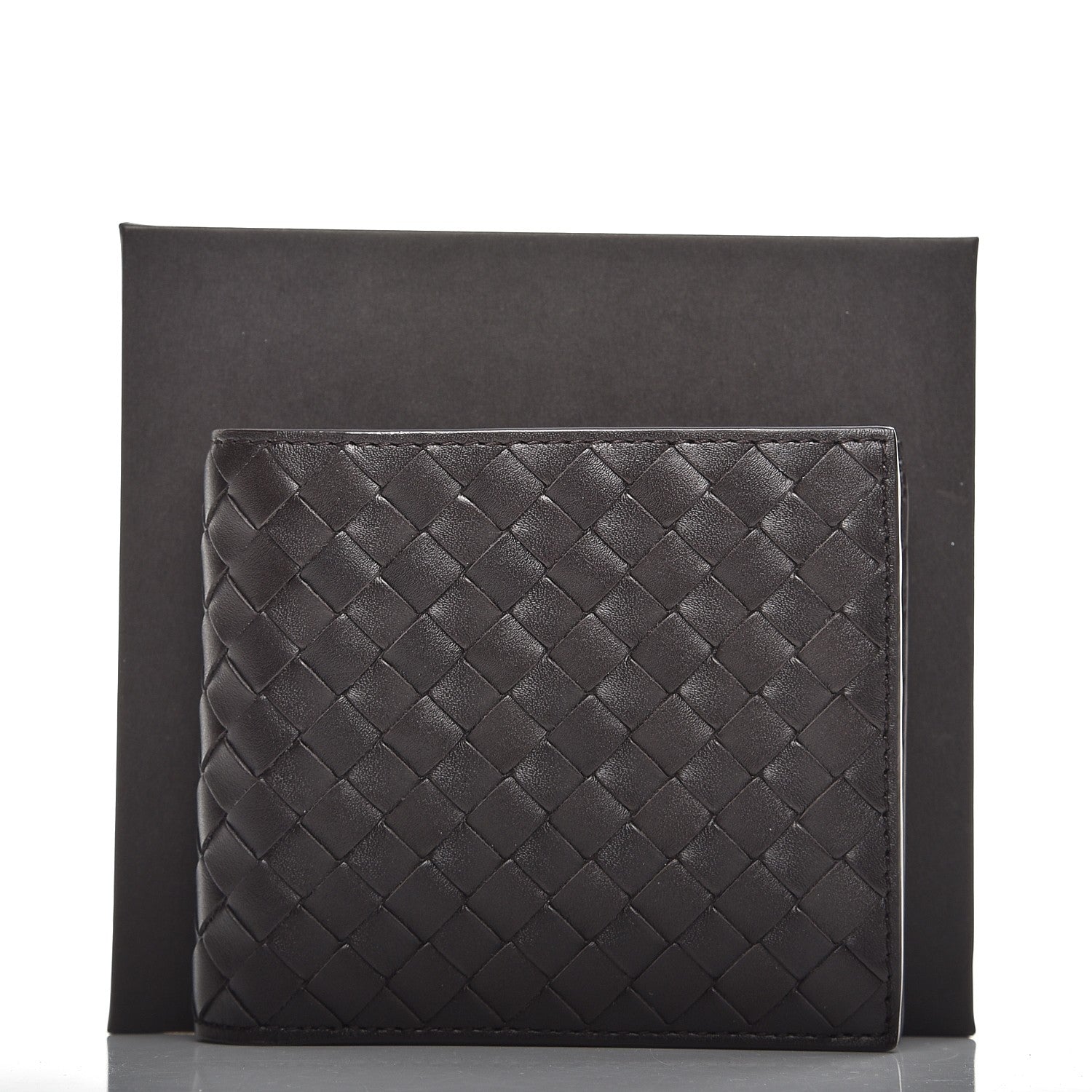 Bottega Veneta Nappa Intrecciato Bi-Fold Wallet Espresso 6 of 7