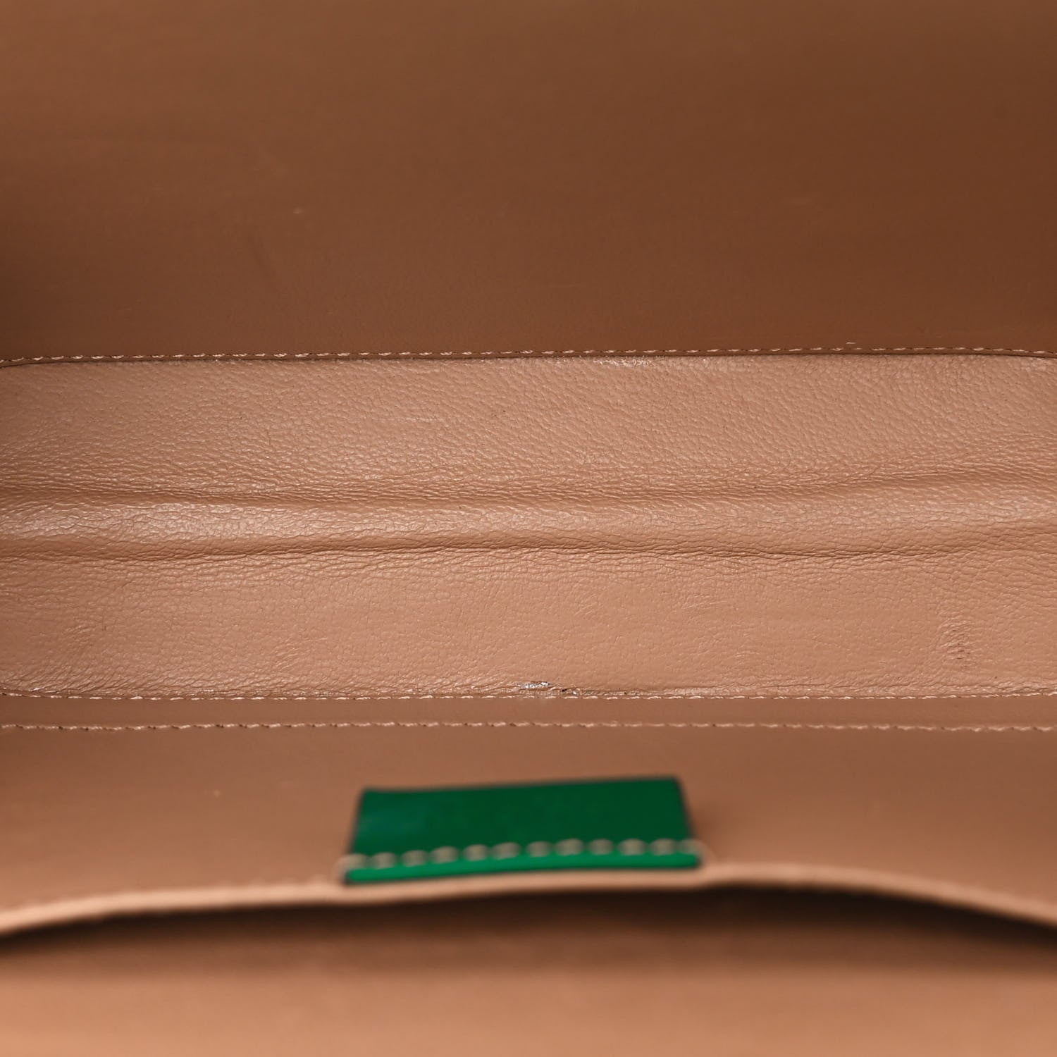 Gucci Mousse Top Patent Small Sylvie 1969 Top Handle Bag Emerald 5 of 13