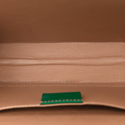 Gucci Mousse Top Patent Small Sylvie 1969 Top Handle Bag Emerald 5 of 13