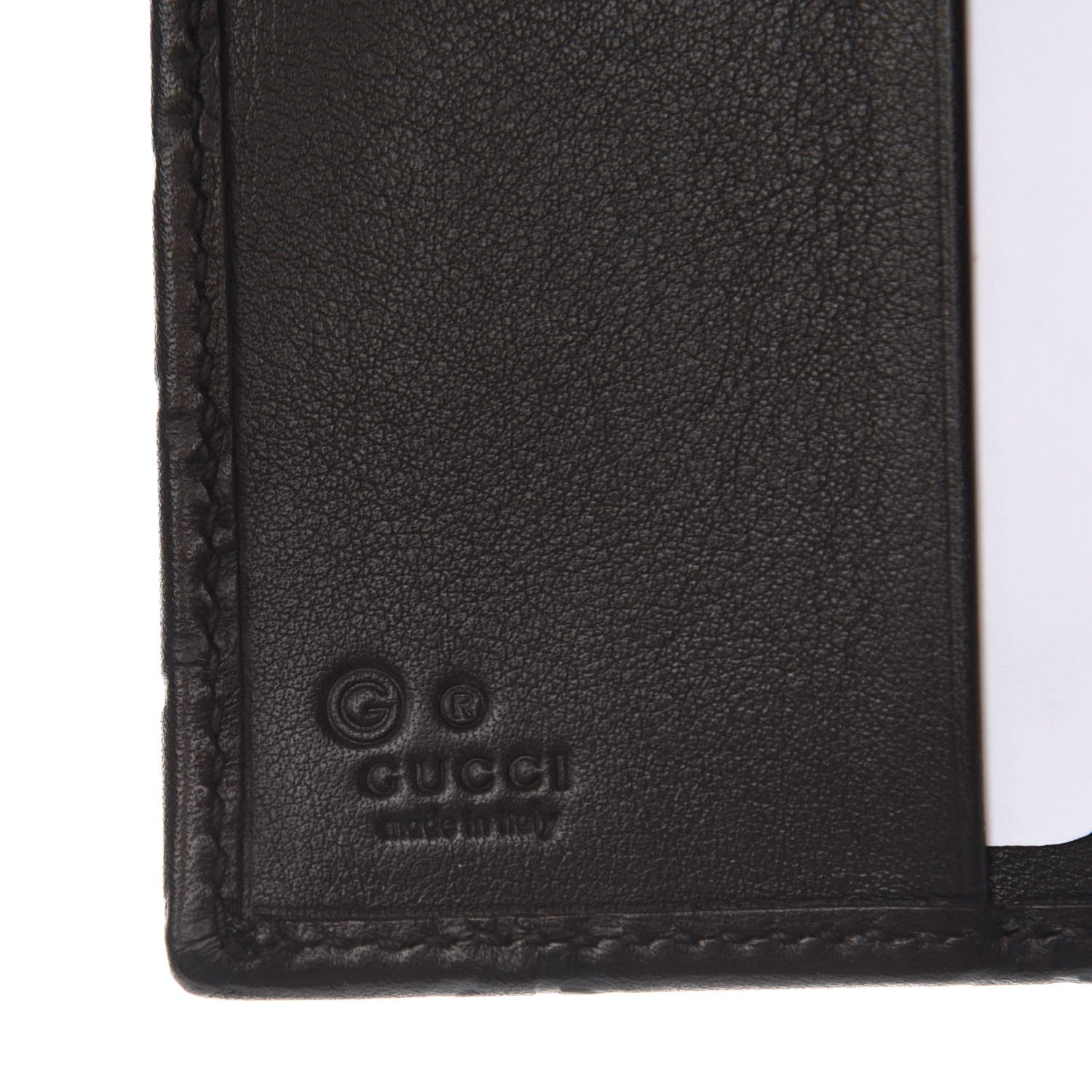 Gucci Guccissima Continental Flap Wallet Dark Brown 6 of 8