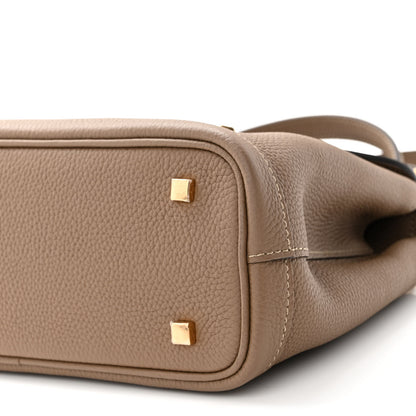 Moynat Taurillon Blush Calfskin Gabby BB Taupe 9 of 9