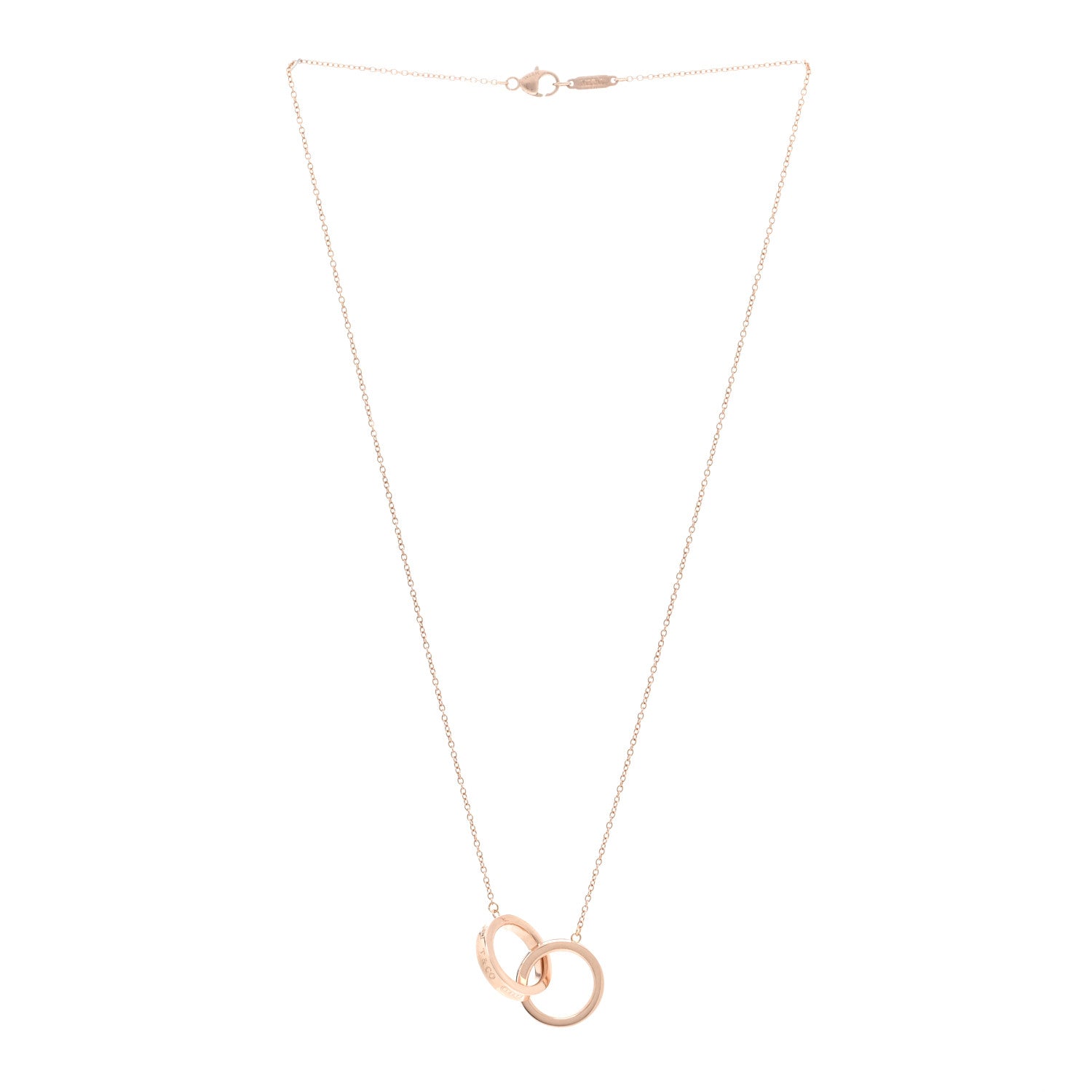 Tiffany Rubedo 1837 Interlocking Circles Pendant Necklace 3 of 4