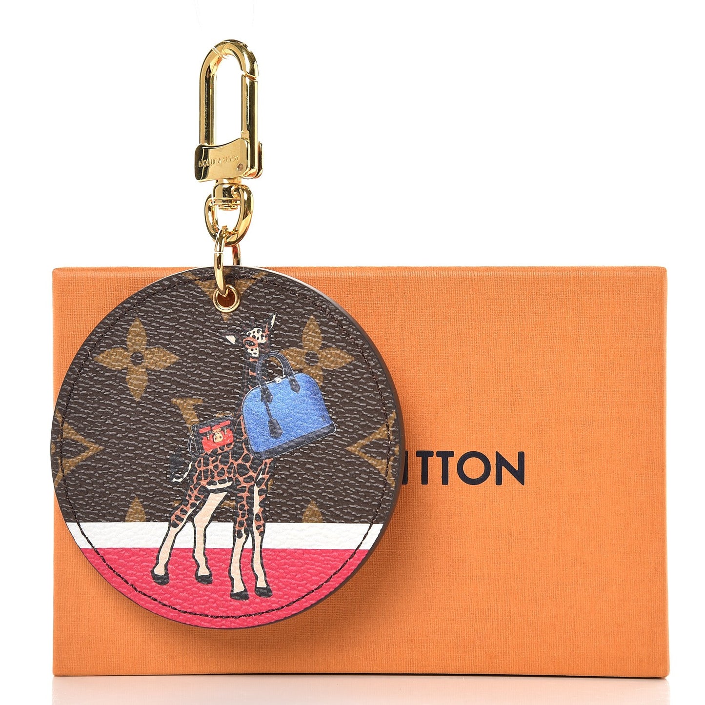 Monogram 2017 Christmas Animation Bag Charm Key Holder