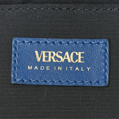 Versace Denim Quilted La Medusa Camera Bag Blue 6 of 10