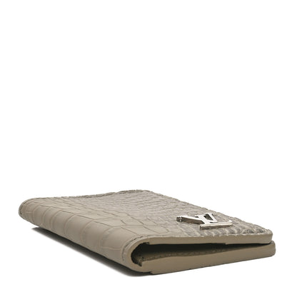 Louis Vuitton Crocodile Pocket Organizer Sage Green 4 of 7