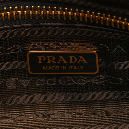 Prada Suede Triangle Medium Bonnie Shoulder Bag Cinnamon 6 of 9