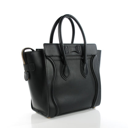 Celine Smooth Calfskin Micro Luggage Black 4 of 10
