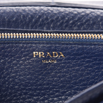 Prada Vitello Phenix Continental Flap Wallet Baltico 6 of 6