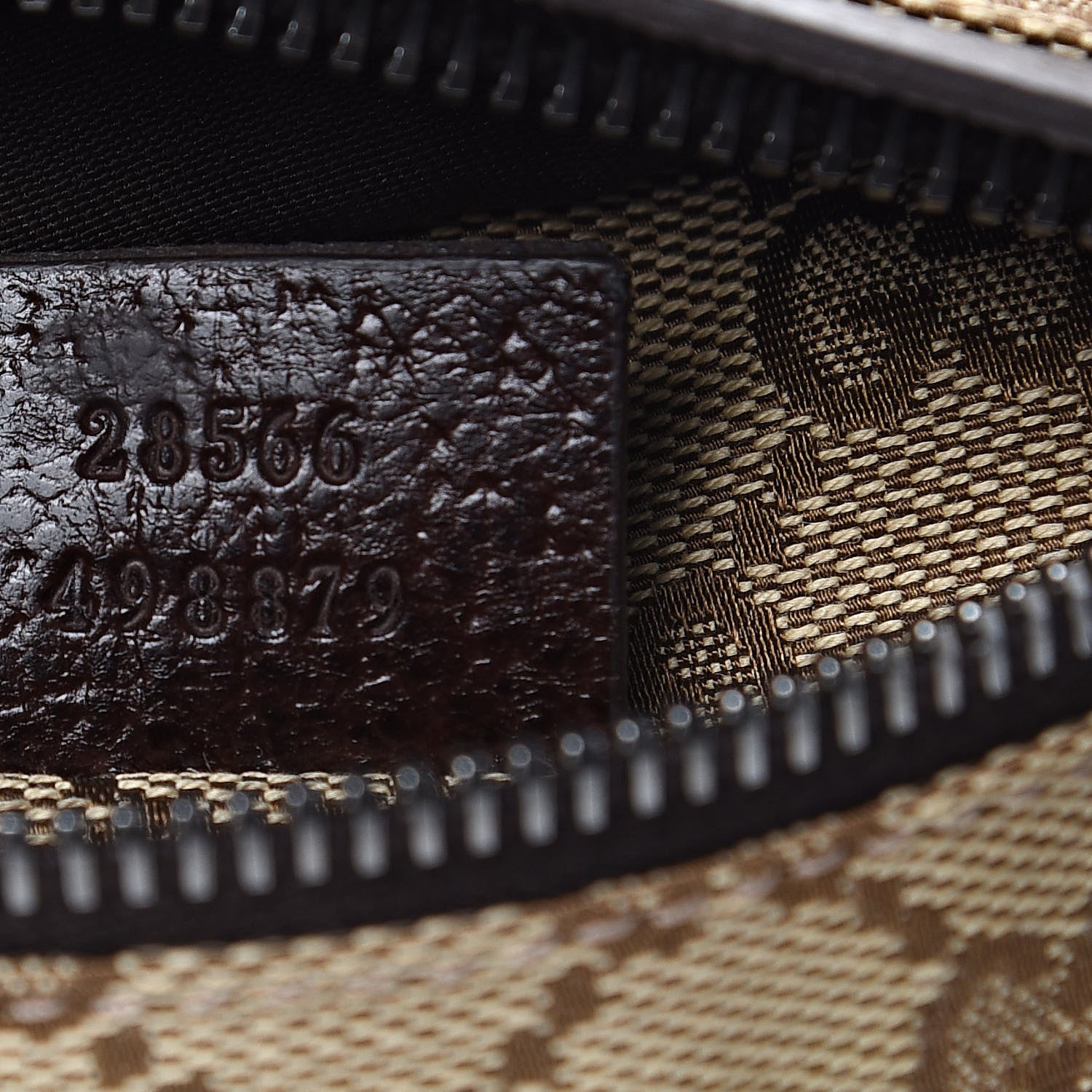 Gucci GG Monogram Double Pocket Belt Bag Dark Brown 8 of 8
