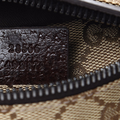 Gucci GG Monogram Double Pocket Belt Bag Dark Brown 8 of 8