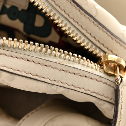 Gucci Guccissima Pop Bamboo Top Handle Tote Off White 18 of 28