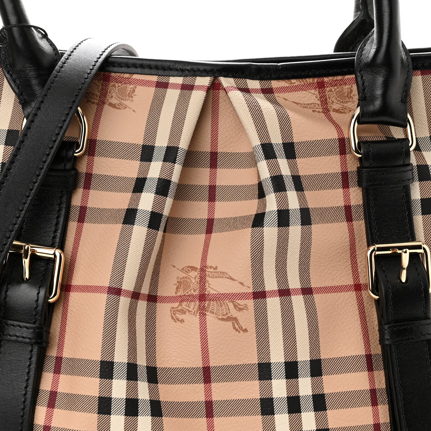 Haymarket Check Small Northfield Tote Chocolate
