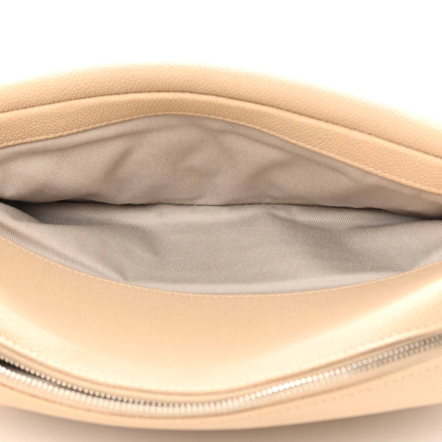 Chanel Caviar Quilted Jumbo Easy Flap Beige 6 of 15