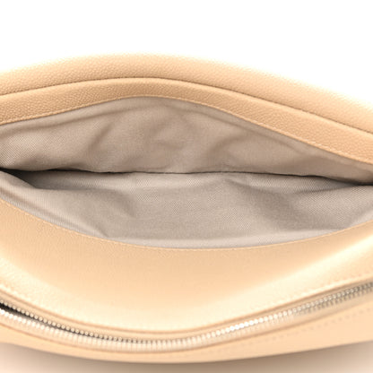 Chanel Caviar Quilted Jumbo Easy Flap Beige 6 of 15