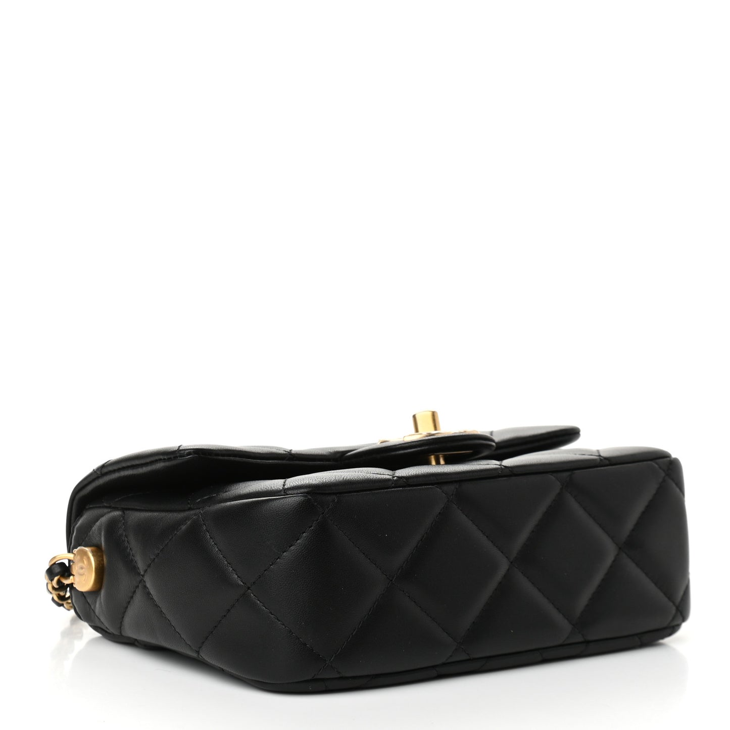 Lambskin Quilted Mini My Perfect Flap Black