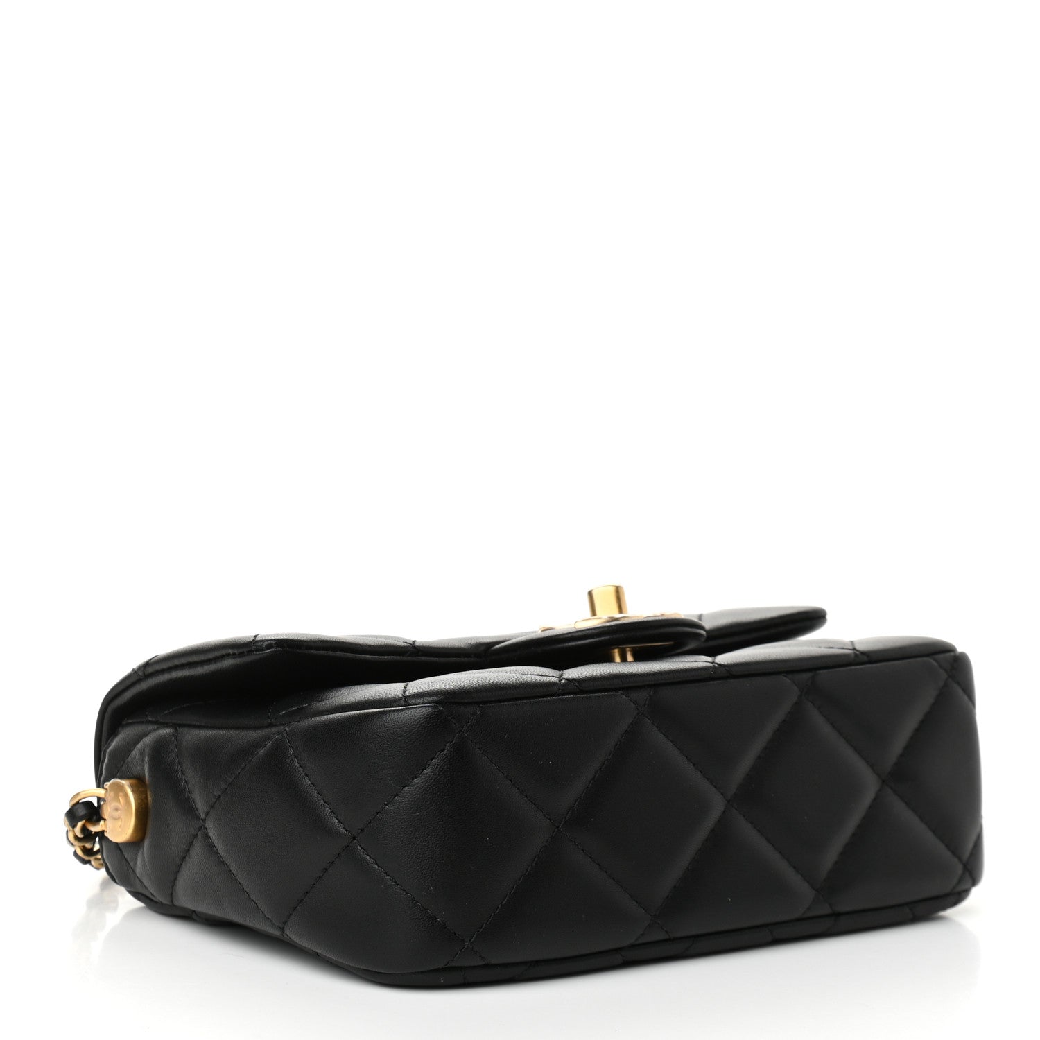 Chanel Lambskin Quilted Mini My Perfect Flap Black 4 of 10