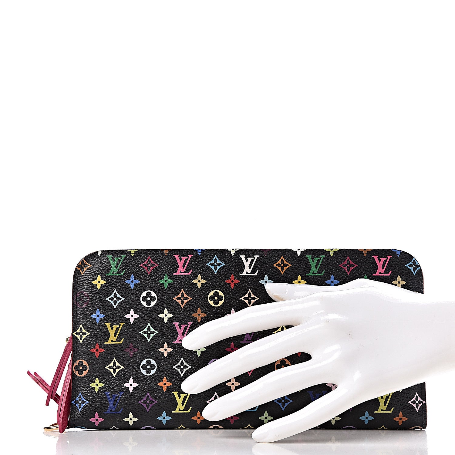 Louis Vuitton Monogram Multicolor Insolite Wallet Black Grenade 2 of 8