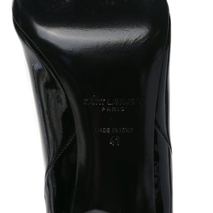 Saint Laurent Patent Over The Knee Boots 41 Black 6 of 6