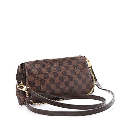 Louis Vuitton Damier Ebene Eva Clutch 2 of 9