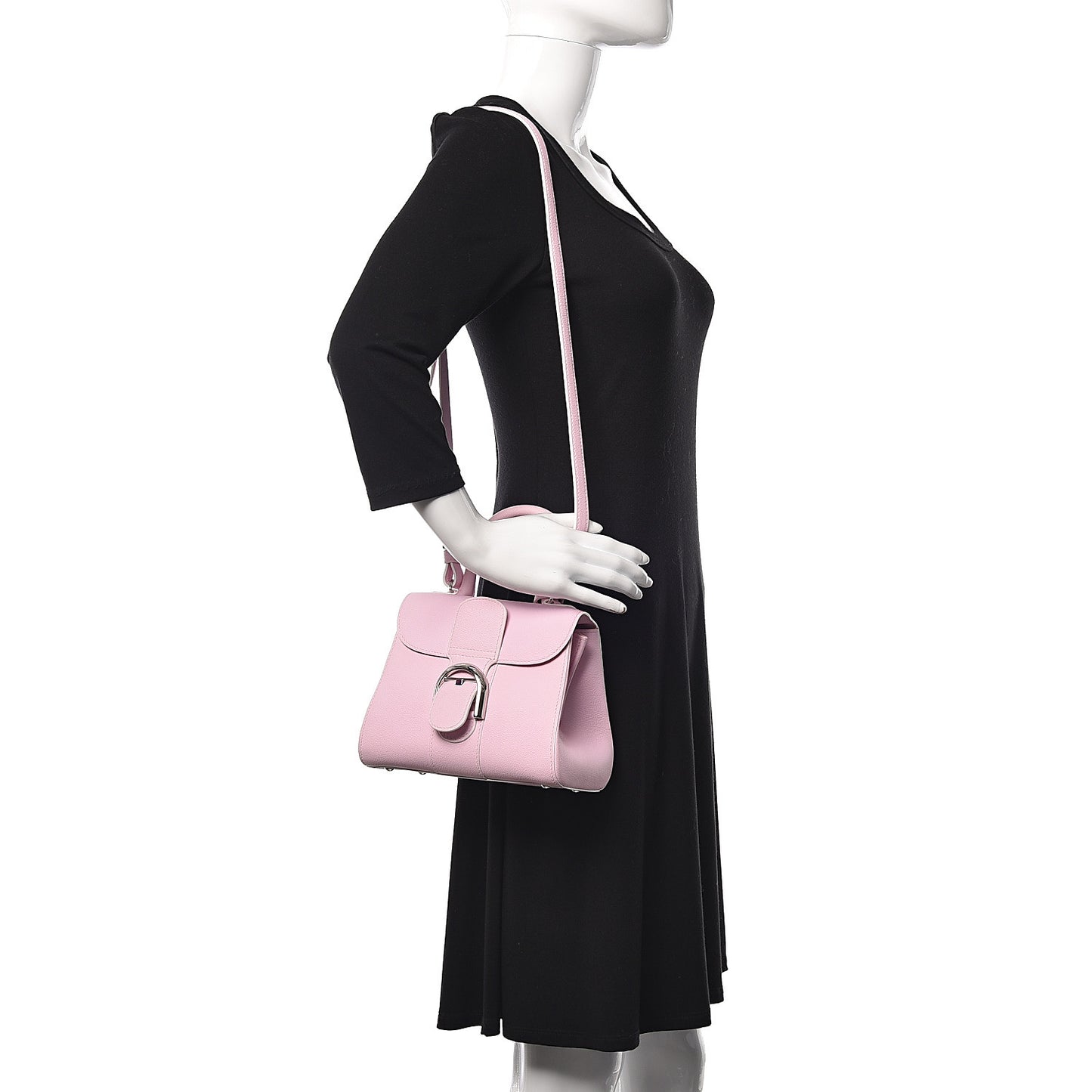 Grained Calfskin Mini Brillant Satchel Nakuru
