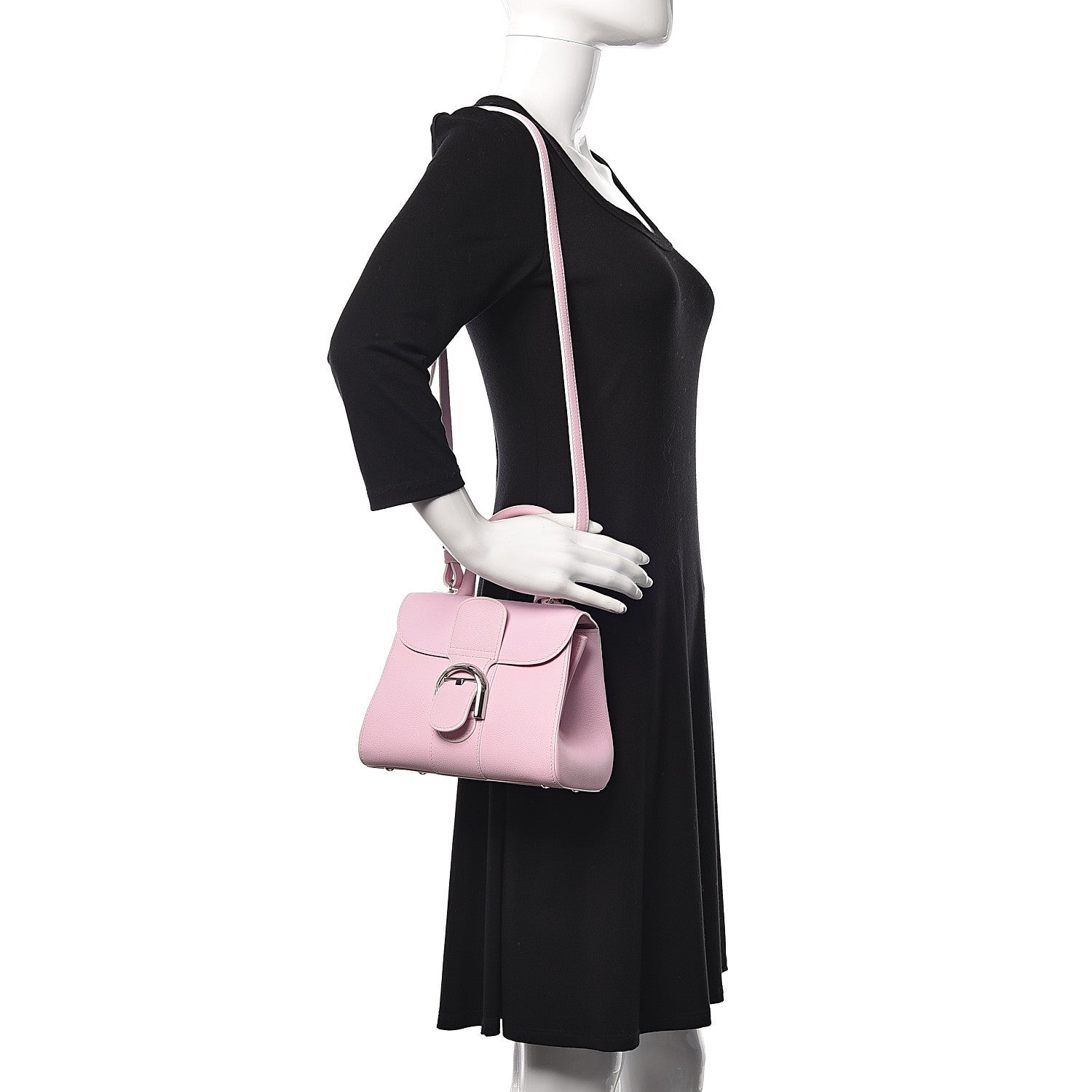 Delvaux Grained Calfskin Mini Brillant Satchel Nakuru 2 of 17
