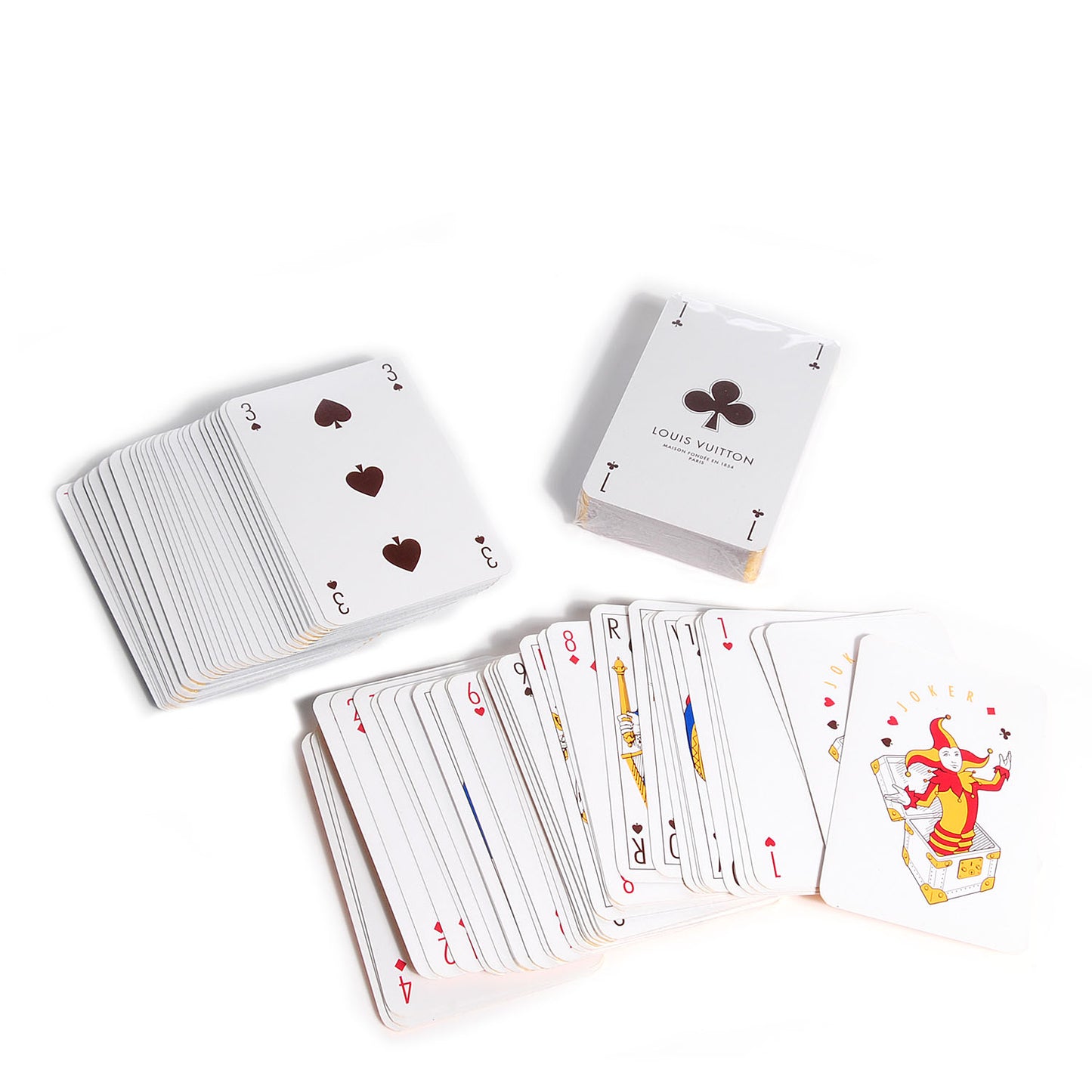 Monogram Fleur 3 Pack Playing Cards