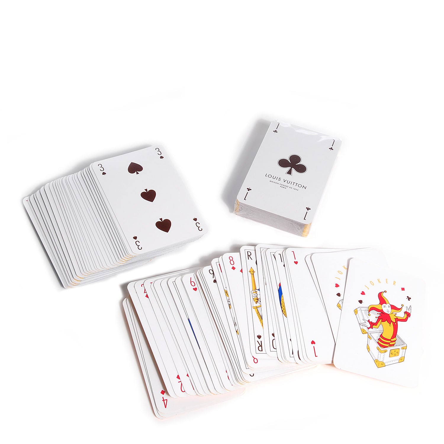 Louis Vuitton Monogram Fleur 3 Pack Playing Cards 3 of 5