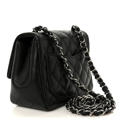 Chanel Lambskin Quilted Mini Square Flap Black 3 of 11