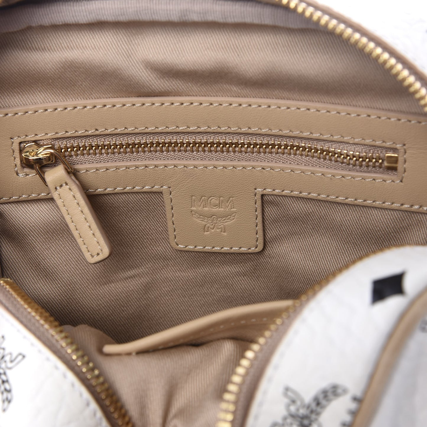 Visetos Spot Crossbody Bag Beige