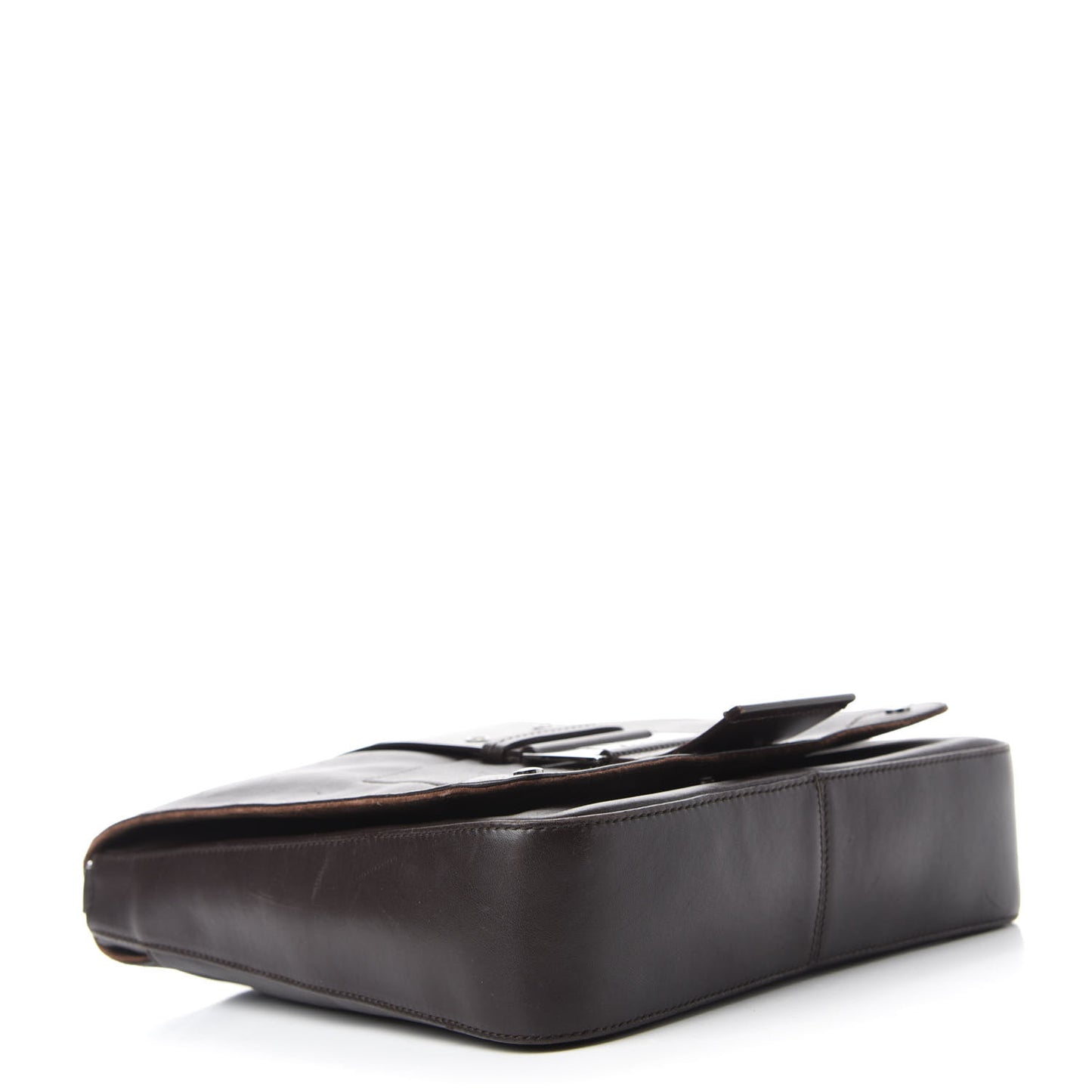 Calfskin Street Chic Messenger Brown